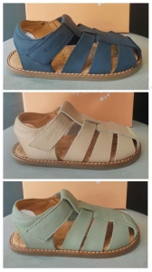 Sandalias barefoot Piel Blanditos By Crios